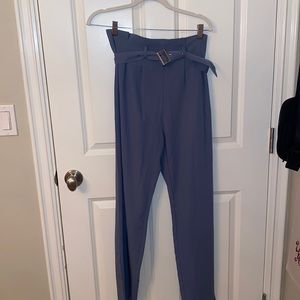 High waisted trousers